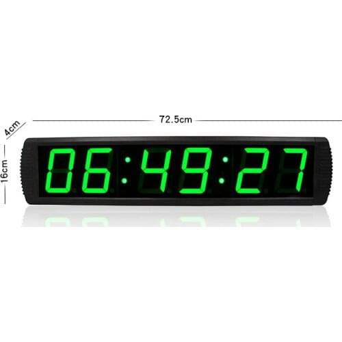 4'' large electronic countdown timer big stopwatch clock LED game training digital wall clock