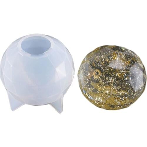 R2LE Epoxy Decorative Resin Mold Transparent Crystal Ball Casting Silicone Mould DIY Crafts Jewelry Making Tool