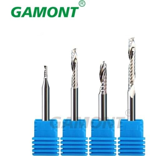 Single Blade Compound Cutter Spiral Milling Cutter Veneer MDF Solid Wood Cutting GAMONT Computer Engraving Machine Tool