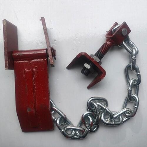 Dump truck rear door hook agricultural Universiade dump truck chain type automatic lock hook Nanjun muck dump truck accessories