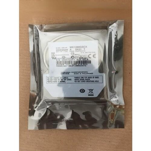 New HDD For Toshiba 100GB SATA 3 Gb/S 8MB 4200RPM For Internal HDD For Notebook HDD For MK1060GSCX