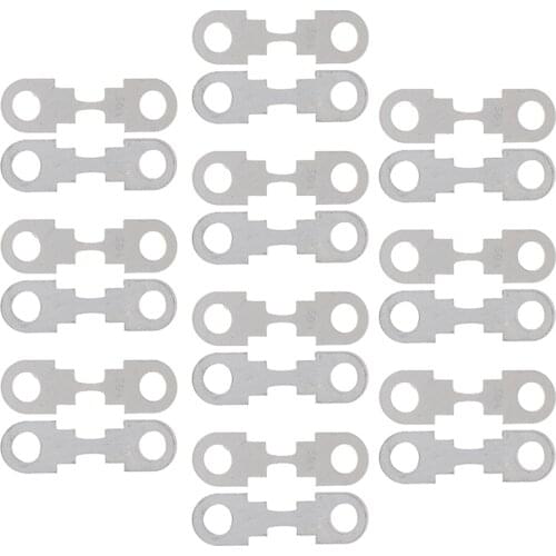 20 Pieces Car Flat Metal Fuse Strip For VW Audi SEAT Skoda Ford - 50A 60A
