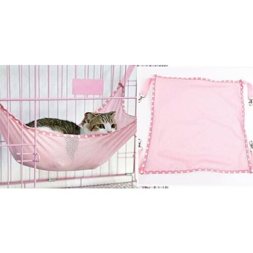 Hanging Cat Hammock Cat Sleeping Bag Pet Cat Cage Winter And Summer Double-sided Available Warm Cat Bed Mat Pet Supplies