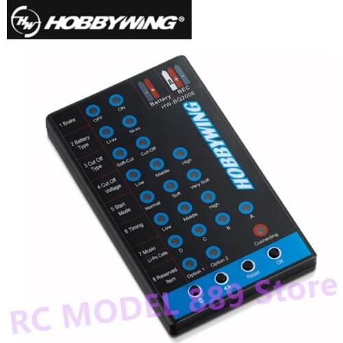 HOBBYWING Program Card LED BLACK Skywalker 20A 30A 40A 60A 80A FLYFUN V5 SKYWALKER Pentium ESC Helicopter