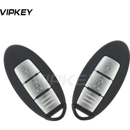 Remotekey 2pcs 2 button 433.92mhz for Nissan Qashqai X-Trail 2014 2015 2016 smart car key