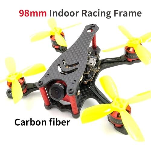 98mm 2inch Carbon Fiber FPV Racing Quadcopter Frame kit RC Drone support Runcam FOXEER CADDX.US Micro series