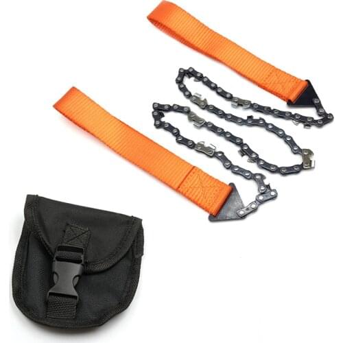 Manual Hand Steel Rope Chain Saw Practical Portable Emergency Survival Gear Steel Wire Kits Travel Tools Outdoor Hiking Camping