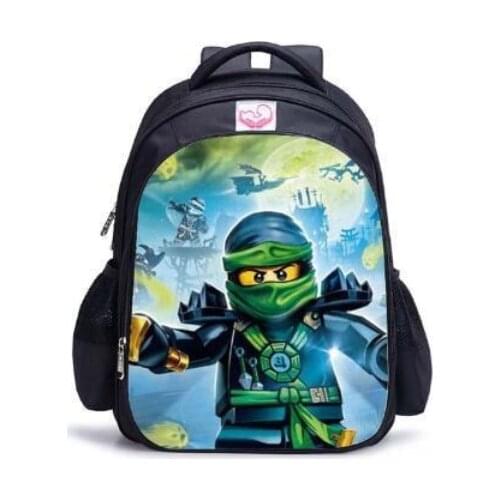 16 Inch Boys Backpack Teenage Boys Girls Student School Bags New Games Ninja Baby Boys Kids Backpack Children Daily Bags Mochila