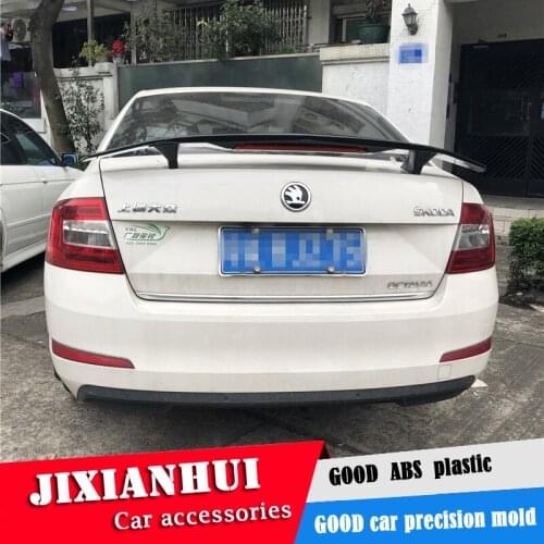 For Skoda Octavia Spoiler 2017-2019 Octavia Spoiler TF ABS plastic Material Car Rear Wing Color Rear Spoiler