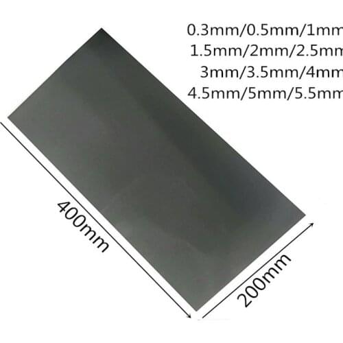 Thermal Conductive Silicone Sheet 6w Computer CPU Solid Silicone Grease Pad Cooling Paste 0.3-15mm Thick
