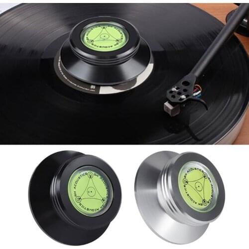 Aluminum Alloy Record Weight Clamp Vinyl Disc Stabilizer for Speakers