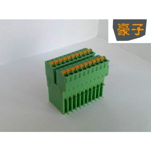 1PCS Green 3.81 welded spring terminal 2EDGRH spacing of 3.81 and 5.08