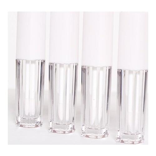 2.5ml Empty Clear Lip Gloss Tubes Plastic Lip Balm Tube Lipstick Mini Sample Cosmetic Container Liquid Lipstick Storage Bottle