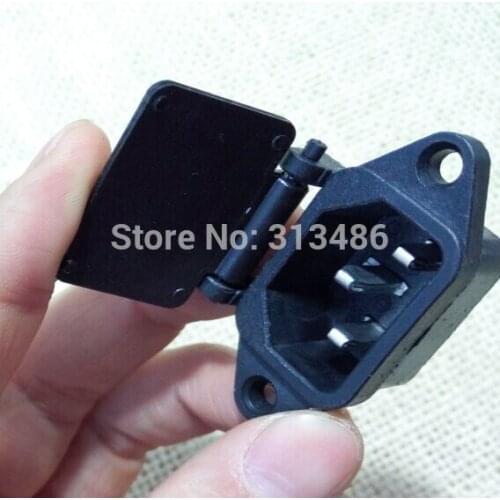 2pcs motorbike AC power socket with waterproof dustproof cover Connector