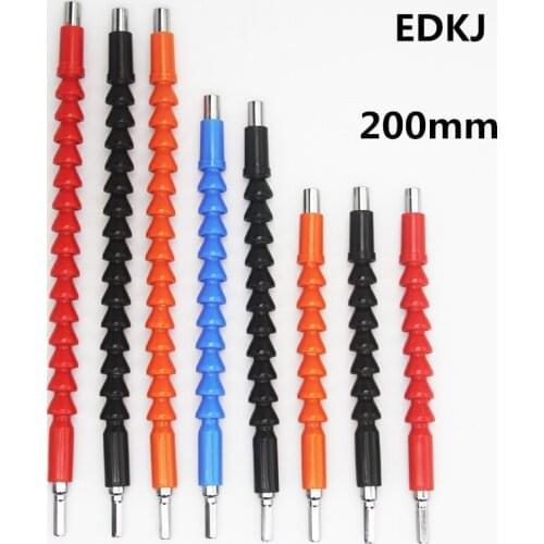 200mm 1/4 Flexible Shaft Electronic Drill Screwdriver Bit Holder Connect Link Multitul Hex Shank Extension Bit Multitool Car Rep