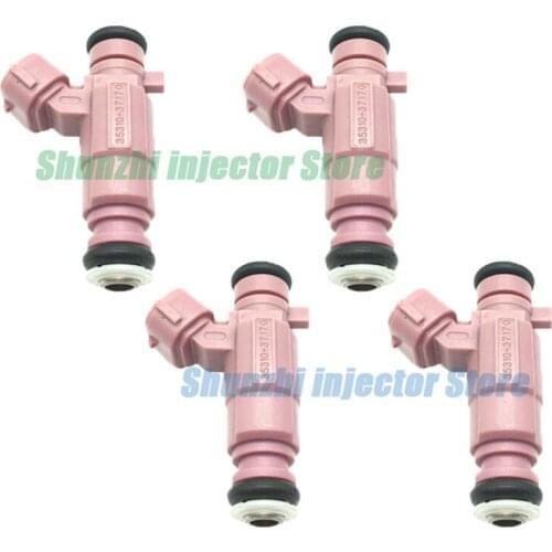 4pcs Fuel Injector Nozzle For 2008-2010 Hyundai Accent 1.6L-L4 OEM 35310-37170 3531037170 35310 37170