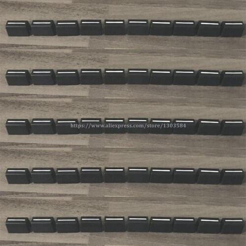 50pcs Channel Crossfader Fader Cap Knob For RANE 56 57 61 62 64 68 (Black)