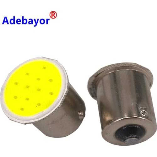 500x 1156 BA15S 12 COB LED Car Auto Trunk Interior Chips p21w RV Trailer Rear Turn Signal Lights Bulb Lamp car accessories 12V