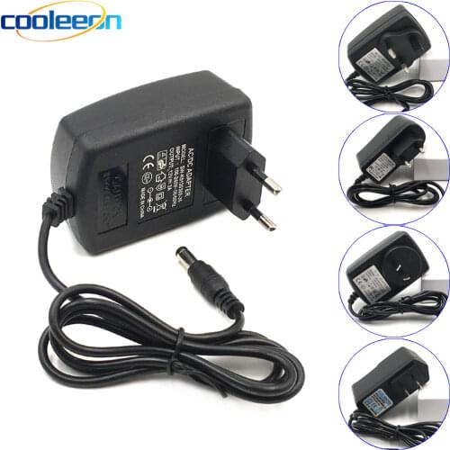 AC DC Adapter 12V 3A Power Supply UK AU US EU Plug Charger 5.5mm*2.5mm DC Ouput 110V 220V Transformer Driver for LED Light Lamps