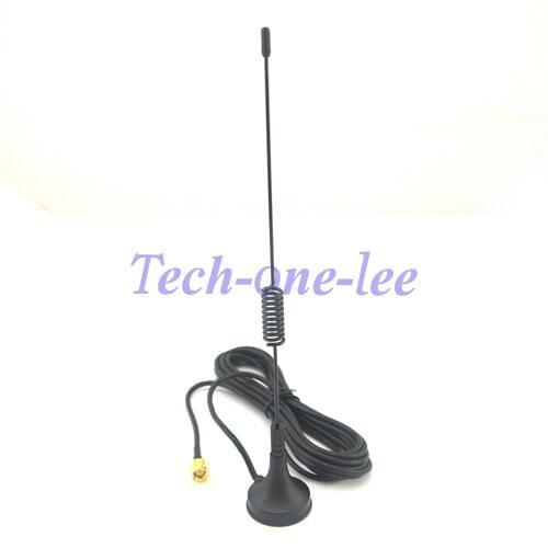 50 piece/lot GPRS GSM Antenna 900-1800Mhz 3dbi 3M Cable SMA Male Magnetic Base Remote Control DHL Free