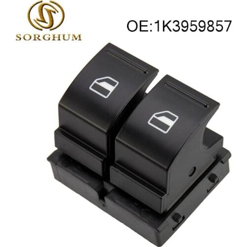 Electronic Window Control Switch 1K3959857 Fits for Volkswage n Caddy 2K Jetta EOS Golf MK5 Passat B6