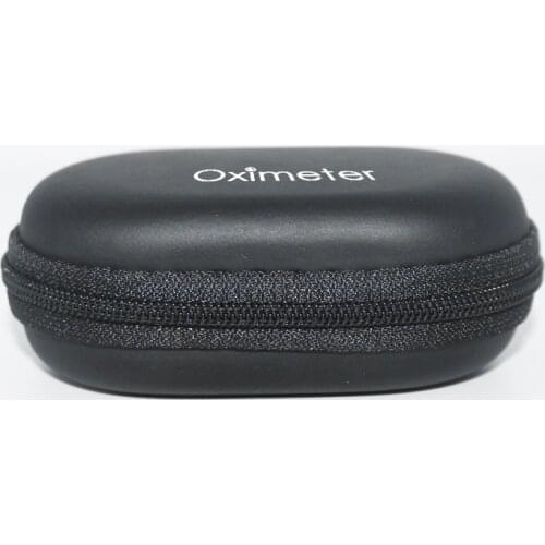 Oximeter Storage Bag Potable Pulse Oximeter Case Neutral 1PC Finger Blood Oximeter Protection BagZipper Bag Protect Box