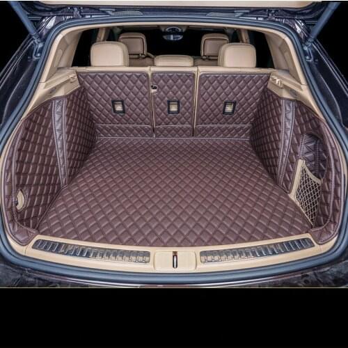 Custom Full Covered Waterproof Durable Non Slip Car Boot Mats for Porsche Macan Cayenne Panamera 2011-2020 Year Trunk Carpets