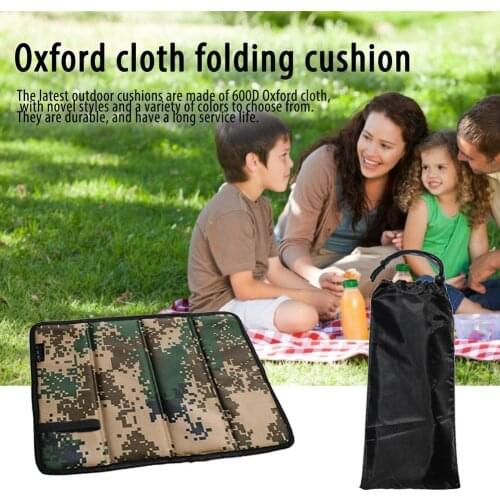 Camping Seat Pad Portable Oxford Cloth Beach Mat Foldable Cushion Sitting Mat Waterproof Mattress For Outdoor Hiking Beach