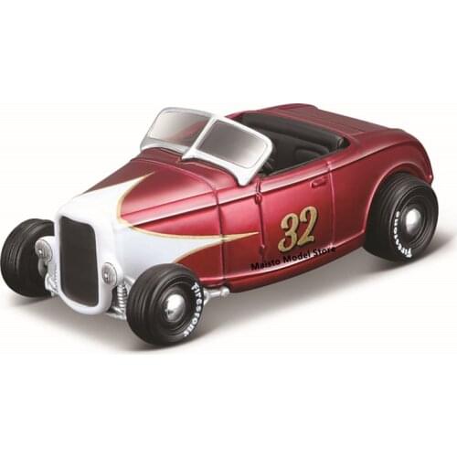 Maisto 1:64 DESIGN Outlaws 1932 Ford Roadster die-cast precision model car Model collection gift