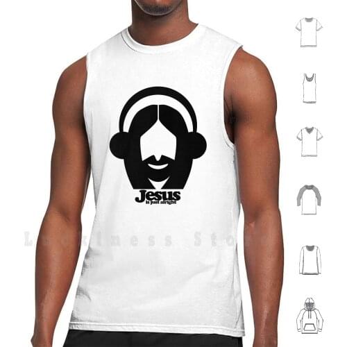 Jesus Is Just Alright tank tops vest 100% Cotton Byrds Jesus Alright Laurel California 60s Psychedelia Country