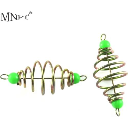 MNFT 2PCS Fishing Feeders Length 4.5 & 6 cm Feeder Bait Feeders Dispenser Baits Accessories