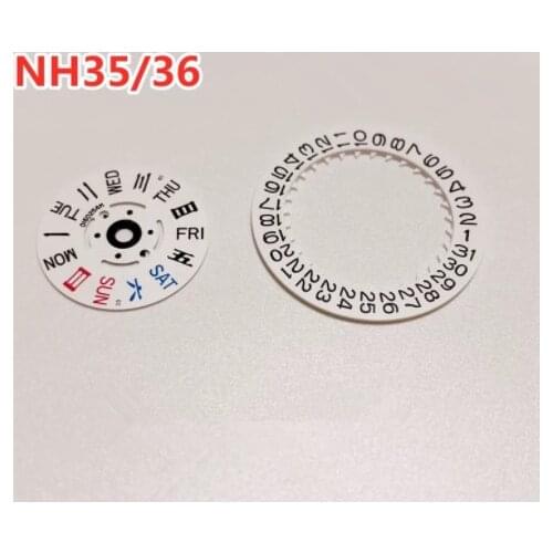 NH35 Day Date Disc Disk Dial Clip Wheel f/ SKX007 SKX009 7S26 NH36 4R36