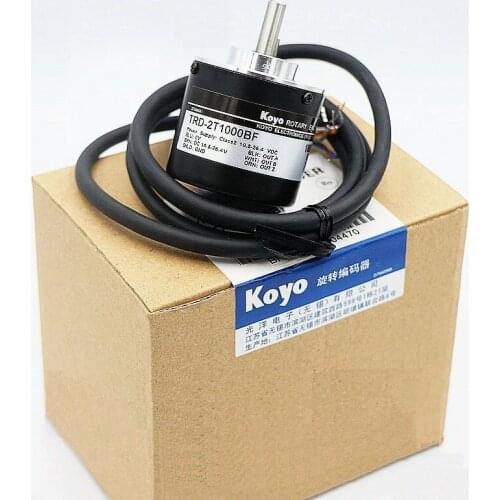 New and genuine Koyo Rotary incremental Encoder TRD-2T**BF Totem-pole DC 12-24V 10P/R-3600P/R TRD-2T100BF TRD-2T500BF