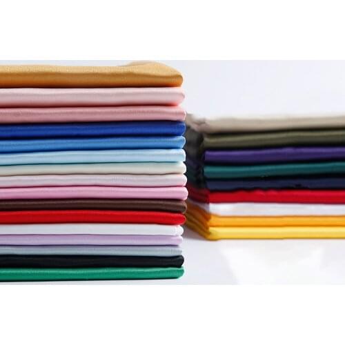 Chainho,100% Polyester Solid Color Satin Plain Fabric,Matte,Density 210T,Yarn 75Dx150D,100x150cm