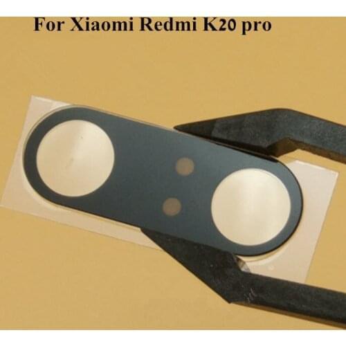 100pcs/Lot Original Camera Glass Lens Cover For Xiaomi Redmi K20 Pro Rear Back Camera Outside Glass Lens lenses With Stickers