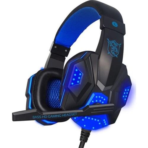 Wired Gaming Headset Headphone Wired Gamer Headphone Stereo Sound Headset with Microphone for PC PS4 Xbox One
