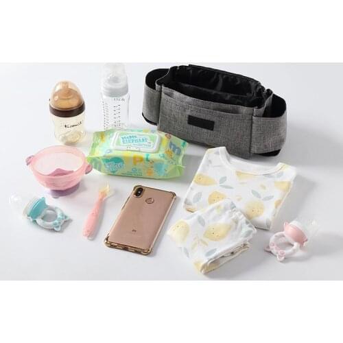 1Pcs Baby Carriage Bag Infant Carriage Bottle Water Cup Organizer Toddler Pushchair Stroller Separate Bag for Travel Diaper Bag