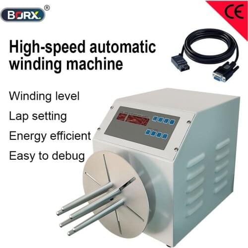 High speed automatic winding machine single wire data cables, USB earphone AC DC power wire bundle tool