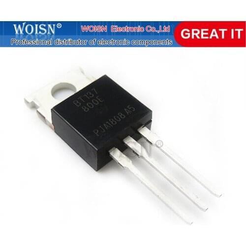 100PCS BT137-800E BT137-800 TO220 TO-220 BT138 Tri In Stock