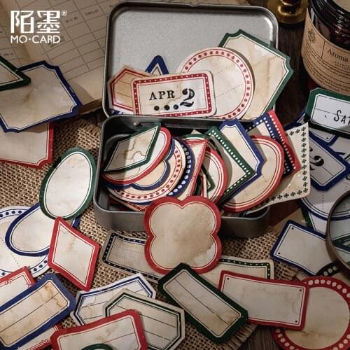 150Pcs/Box Vintage Classic Label Set Series Sticker Package DIY Diary Bullet Journal Decoration Sticker Album Scrapbooking