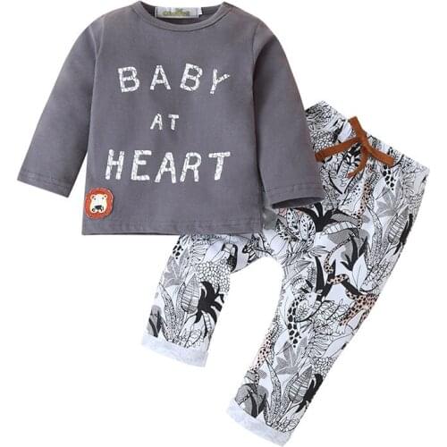 2pcs Long Sleeve Childrens Winter Pajamas Cotton Soft Boys Girls Clothes Tops+Pants Unisex Kids Sleepwear