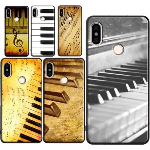 Piano keys Vintage Music Notes Phone Case For Xiaomi Redmi Note 7 8 9 10 Pro Note 9S 8T Redmi 9A 9C 9T 7A 8A K40 Fundas