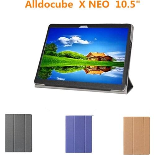 10.5" PU Leather Stand Cover Case For ALLDOCUBE X NEO Tablet PC,Newest Protective Case For CUBE X NEO Tablet PC With free Gifts