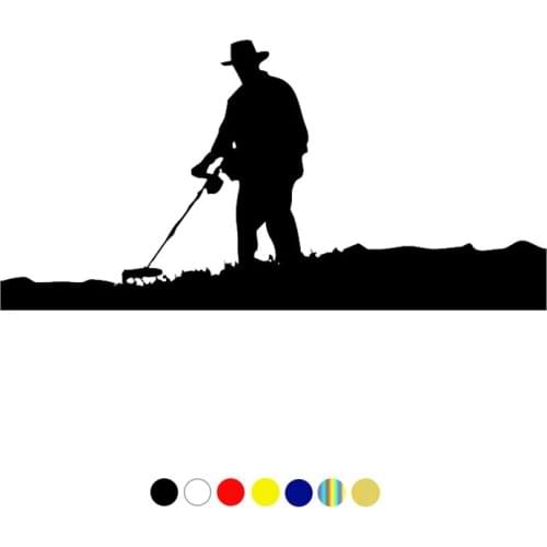 CS-1536#24*12cm Treasure Hunter funny car sticker vinyl decal for car stickers styling no background