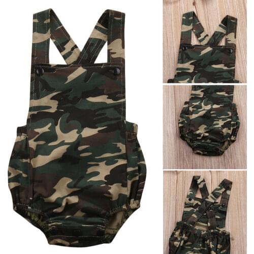 Pudcoco Babys Jumpsuits 0M-18M Summer Newborn Baby Boys Girls Romper Jumpsuit Backless Sleeveles Clothes Outfit