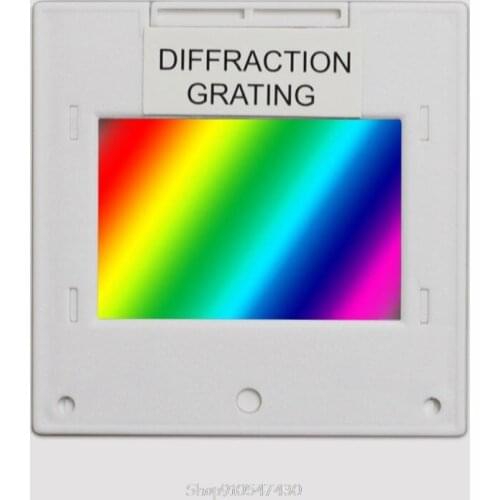 Diffraction Grating 50/100/300/600 line 2mm Transmission Grating Spectrophotometer Optical teaching experiment D11 20 Dropship