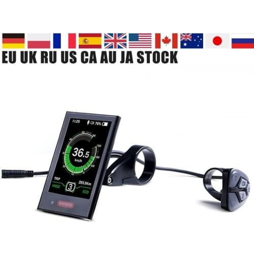 Bafang DPC18 Display with Controller / Switch / USB Port For Electric Bike Mid Motor BBS01B BBS02B BBSHD 8fun Speedometer