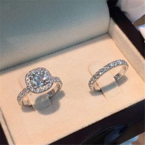 HI MAN Rings With Cubic Zirkonia For Women
