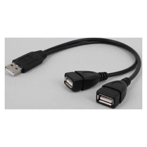 2 in 1 Usb2.0 extension cable male to female USB data cable charging cable for hard disk network card connection