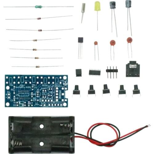 76MHz-108MHz Wireless Stereo FM Radio Kit Audio Receiver PCB FM Module Kits Learning Electronics For Diy 1.8-3.6VDC